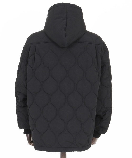 wjk reluxe(ダブルジェーケーリラックス)の「mj10961-gourd quilting hooded blouson フーデッドブルゾン(WR25W-06)(ブルゾン・メンズ・ブラック/グレイッシュベージュ/グレー・L/M/S)」の9枚目の写真