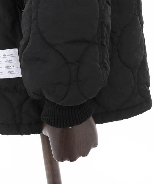 wjk reluxe(ダブルジェーケーリラックス)の「mj10961-gourd quilting hooded blouson フーデッドブルゾン(WR25W-06)(ブルゾン・メンズ・ブラック/グレイッシュベージュ/グレー・L/M/S)」の12枚目の写真