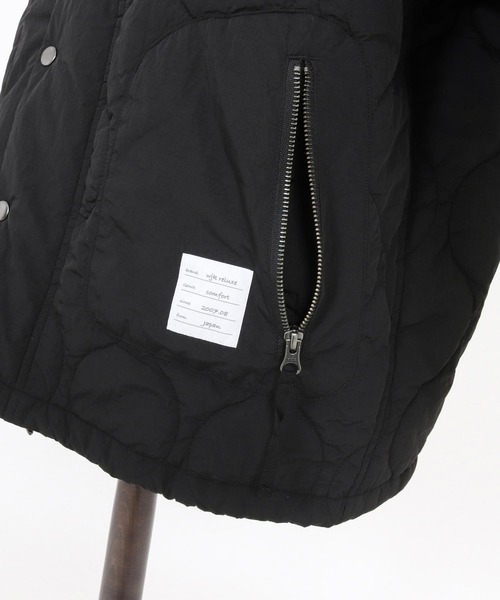 wjk reluxe(ダブルジェーケーリラックス)の「mj10961-gourd quilting hooded blouson フーデッドブルゾン(WR25W-06)(ブルゾン・メンズ・ブラック/グレイッシュベージュ/グレー・L/M/S)」の13枚目の写真