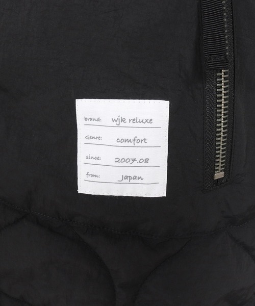 wjk reluxe(ダブルジェーケーリラックス)の「mj10961-gourd quilting hooded blouson フーデッドブルゾン(WR25W-06)(ブルゾン・メンズ・ブラック/グレイッシュベージュ/グレー・L/M/S)」の14枚目の写真