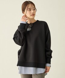 サイドドットダンボールトレーナー