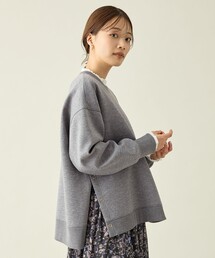 サイドドットダンボールトレーナー