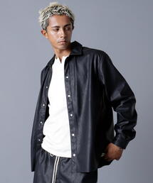 DANKE SCHON（ダンケシェーン）の「DankeSchon/ダンケシェーン/PU LEATHER SHIRTS（シャツ/ブラウス・メンズ）」