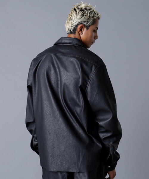 DANKE SCHON（ダンケシェーン）の「DankeSchon/ダンケシェーン/PU LEATHER SHIRTS（シャツ/ブラウス・メンズ・ブラック・M/L）」の10枚目の写真