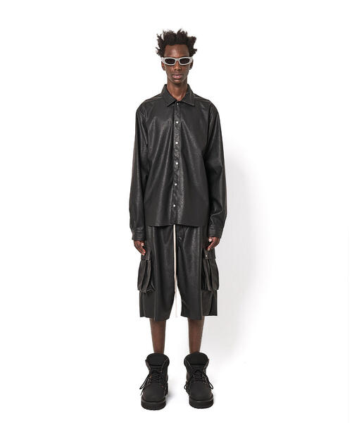 DANKE SCHON（ダンケシェーン）の「DankeSchon/ダンケシェーン/PU LEATHER SHIRTS（シャツ/ブラウス・メンズ・ブラック・M/L）」の15枚目の写真