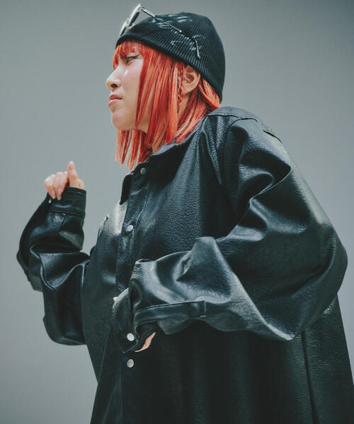 DANKE SCHON（ダンケシェーン）の「DankeSchon/ダンケシェーン/PU LEATHER SHIRTS（シャツ/ブラウス・メンズ・ブラック・M/L）」の18枚目の写真