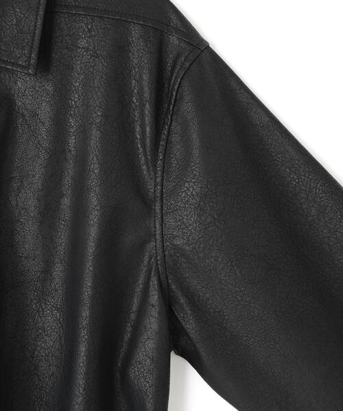 DANKE SCHON（ダンケシェーン）の「DankeSchon/ダンケシェーン/PU LEATHER SHIRTS（シャツ/ブラウス・メンズ・ブラック・M/L）」の22枚目の写真