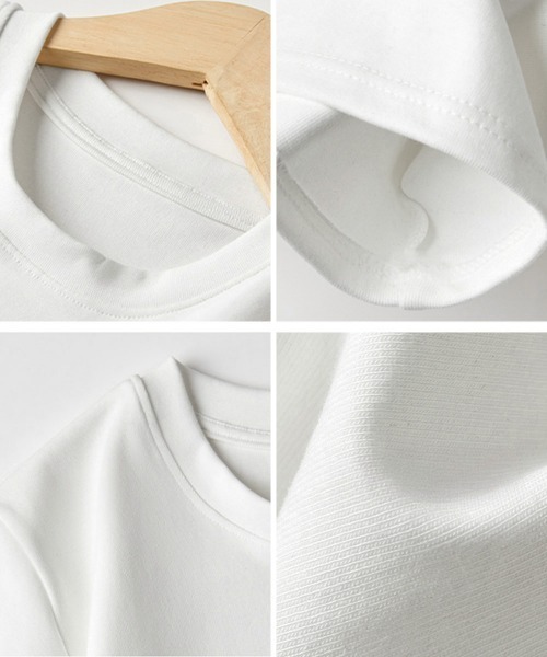Miniministore(ミニミニストア)の「Tシャツ レディース フィットカットソー(Tシャツ/カットソー・レディース・ブラック/チャコールグレー/ホワイト/杢グレー・M/L)」の17枚目の写真