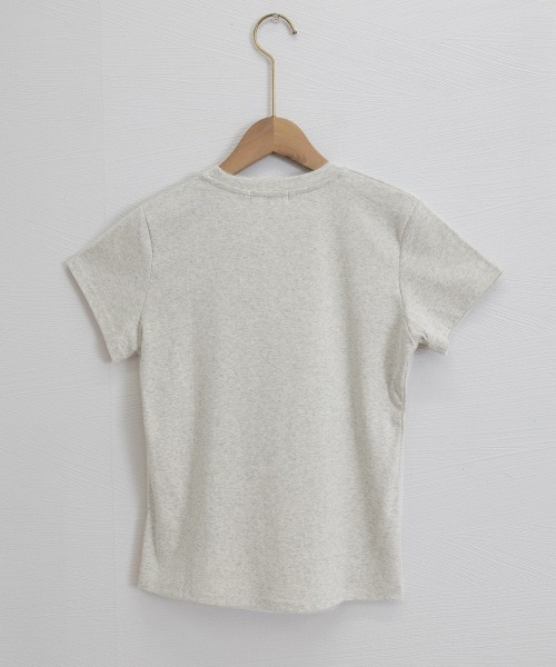 Miniministore(ミニミニストア)の「Tシャツ レディース フィットカットソー(Tシャツ/カットソー・レディース・ブラック/チャコールグレー/ホワイト/杢グレー・M/L)」の19枚目の写真
