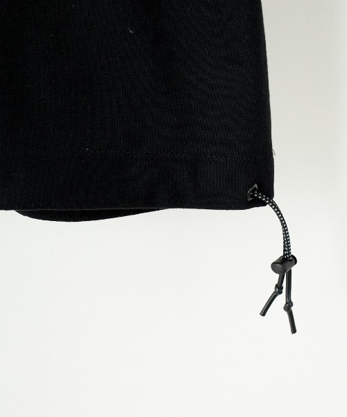 NANGA（ナンガ）の「[NANGA/ナンガ] 別注 ドローコードポケット ロングスリーブTシャツ（Tシャツ/カットソー・レディース・ブラック/ホワイト・S/M/L）」の20枚目の写真