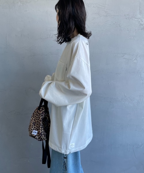 NANGA/ナンガ] 別注 ドローコードポケット ロングスリーブTシャツ（T