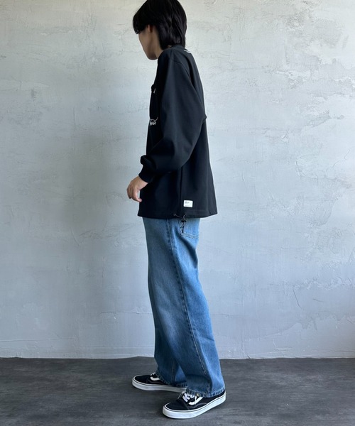 ナンバーナイン⭐サーマルTシャツ⭐黒２⭐サーマルロンTジャケットソロイスト宮下期 NANGA（ナンガ） エコハイブリッド オーバーサイズ ロングスリーブT