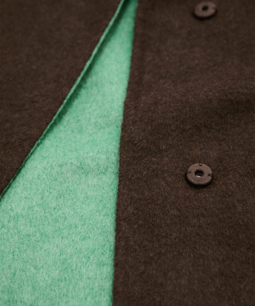 セール】ダブルフェイスリバーシブルロングコート（その他アウター