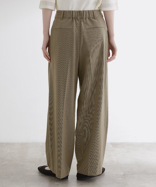 grove（グローブ）の「【洗える】毎日履きたいチェックワイドパンツ（その他パンツ・レディース・ブラウン系2/ブラック系1・02/03/01/04/05）」の6枚目の写真