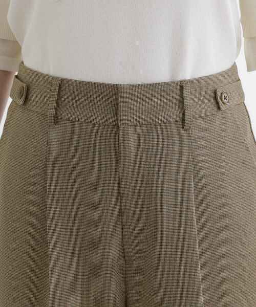 grove（グローブ）の「【洗える】毎日履きたいチェックワイドパンツ（その他パンツ・レディース・ブラウン系2/ブラック系1・02/03/01/04/05）」の7枚目の写真