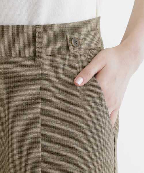 grove（グローブ）の「【洗える】毎日履きたいチェックワイドパンツ（その他パンツ・レディース・ブラウン系2/ブラック系1・02/03/01/04/05）」の8枚目の写真