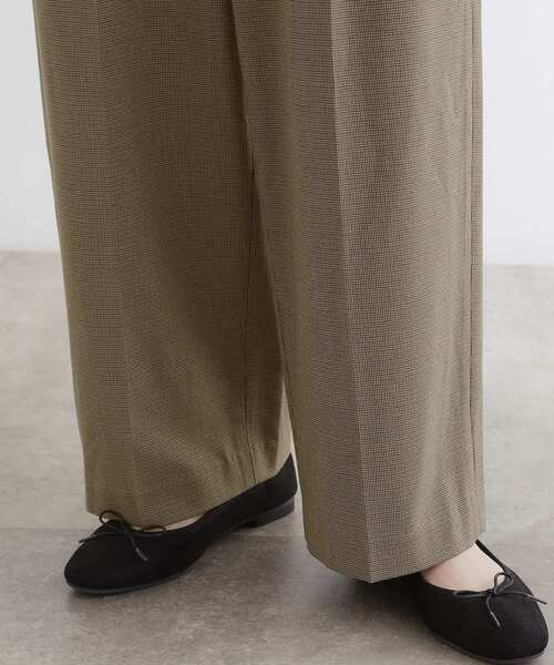 grove（グローブ）の「【洗える】毎日履きたいチェックワイドパンツ（その他パンツ・レディース・ブラウン系2/ブラック系1・02/03/01/04/05）」の11枚目の写真