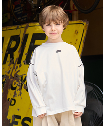 b・ROOM | 【MNCM】【カイテキ天竺】パイピングビッグTシャツ(Tシャツ/カットソー)