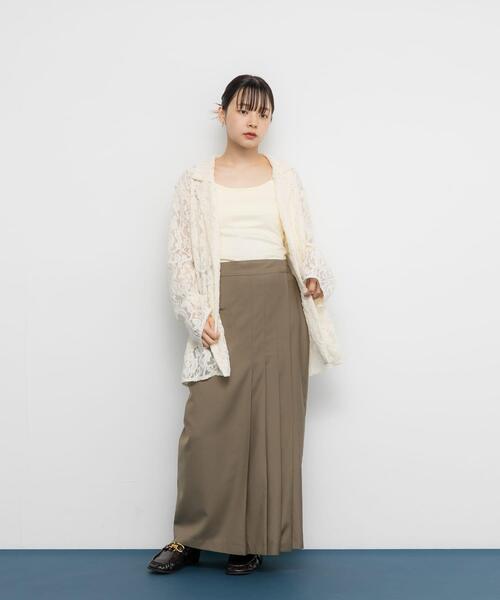 KBF（ケイビーエフ）の「スパゲティダブルストラップキャミソール（キャミソール・レディース・チャコールグレー/アイボリー/ブラック・ONE）」の5枚目の写真