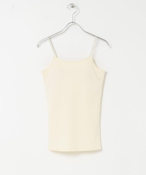 KBF（ケイビーエフ）の「スパゲティダブルストラップキャミソール（キャミソール・レディース・チャコールグレー/アイボリー/ブラック・ONE）」の6枚目の写真