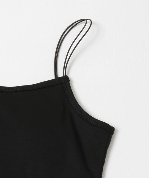 KBF（ケイビーエフ）の「スパゲティダブルストラップキャミソール（キャミソール・レディース・チャコールグレー/アイボリー/ブラック・ONE）」の22枚目の写真