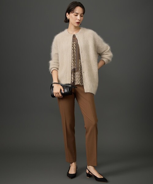 自由区(ジユウク)の「TRギャバ裏起毛テーパード パンツ(その他パンツ・レディース・オレンジ系/ワイン系/ブラック系/黄土色系・46/44/48/50)」の10枚目の写真