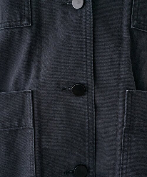 BEARDSLEY アウター 15 quinze》レザーコンビワークジャケット（カバーオール）｜BEARDSLEY