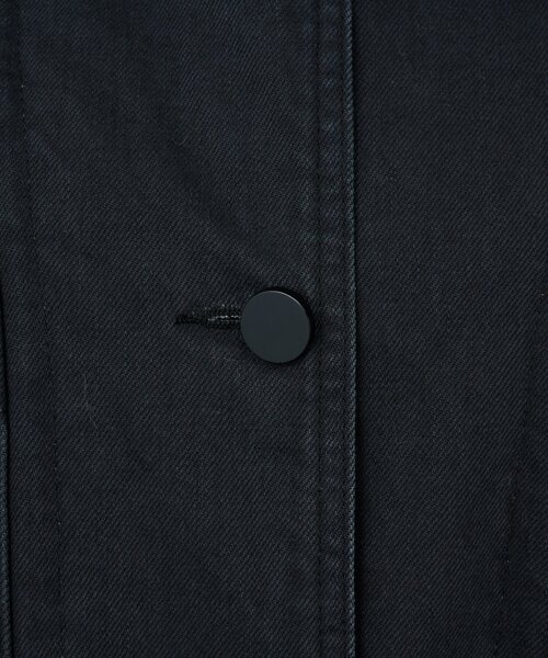 BEARDSLEY(ビアズリー)の「《15 quinze》レザーコンビワークジャケット(カバーオール・レディース・ブラック・FREE)」の18枚目の写真