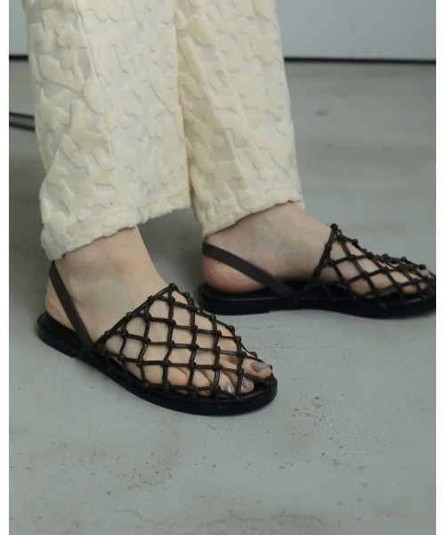 anuke Braid Flat Shoes ブラック36 ànuke online store（アンヌーク） / Braid Flat ShoesBraid