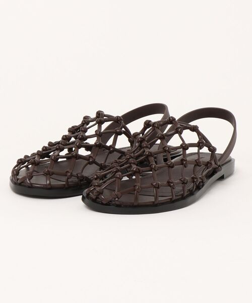 anuke（アンヌーク）の「anuke Braid Flat Shoes（サンダル・レディース・ダークブラウン/ブラック・36/37/38）」の10枚目の写真