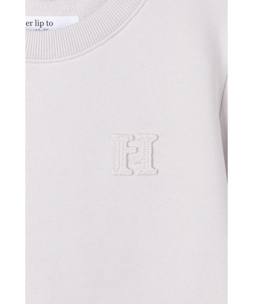 H Logo Puff-Sleeve Sweatshirt（スウェット）｜Her lip to（ハー