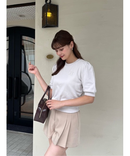 H Logo Puff-Sleeve Sweatshirt（スウェット）｜Her lip to（ハー