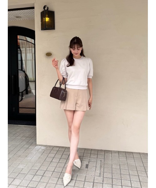 H Logo Puff-Sleeve Sweatshirt（スウェット）｜Her lip to（ハー