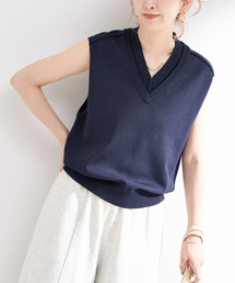 B.C STOCK | 手洗い可 / Vネックニットベスト(ベスト)