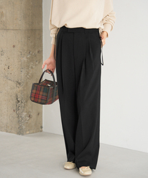 IENA（イエナ）の「サスペンダーダブルクロスパンツ（スラックス・レディース）」