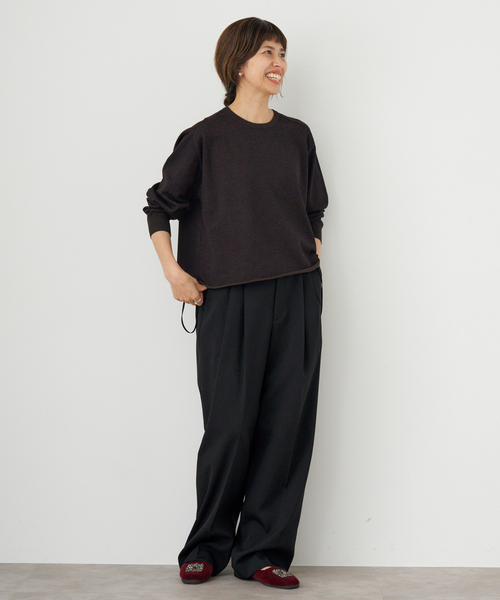 セール】サスペンダーダブルクロスパンツ（スラックス）｜IENA（イエナ