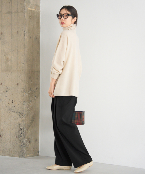 セール】サスペンダーダブルクロスパンツ（スラックス）｜IENA（イエナ