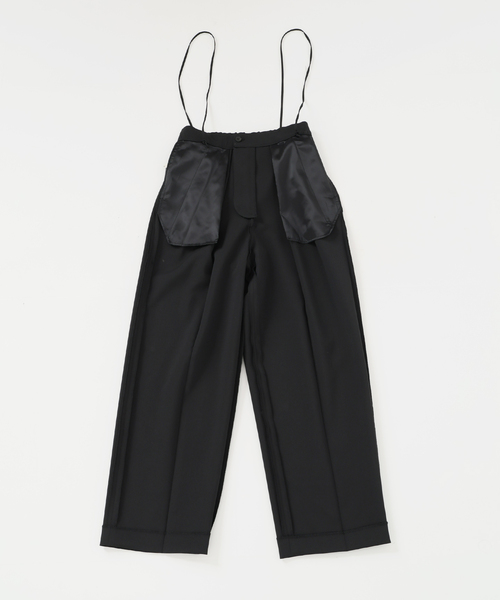 セール】サスペンダーダブルクロスパンツ（スラックス）｜IENA（イエナ