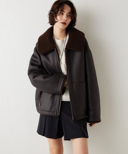 GEMINI】ムートンブルゾンコート（ブルゾン）｜Whim Gazette（ウィム