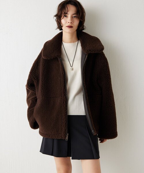 セール】【GEMINI】ムートンブルゾンコート（ブルゾン）｜Whim Gazette