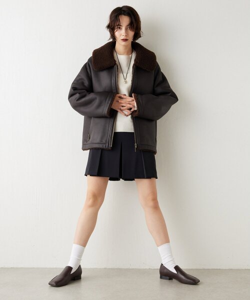 GEMINI】ムートンブルゾンコート（ブルゾン）｜Whim Gazette（ウィム