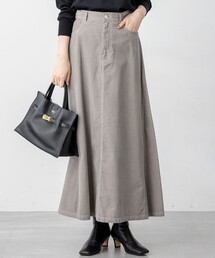 【Oggi11月号掲載/洗える】コットン コーデュロイ スカート