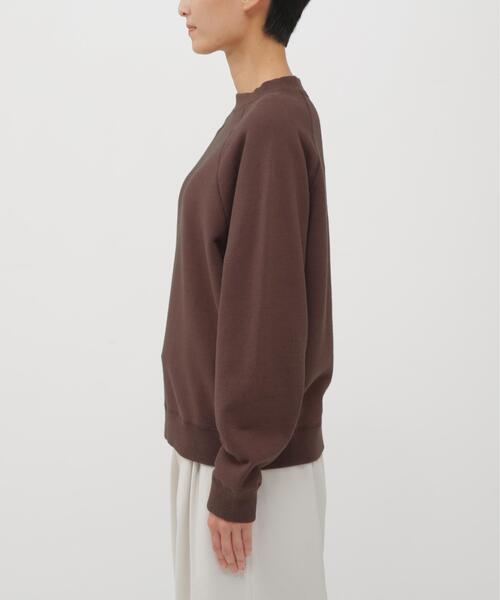 MHL.(エムエイチエル)の「UPCYCLED LOOPBACK JERSEY(Tシャツ/カットソー・レディース・ブラウン/グレー・2)」の11枚目の写真