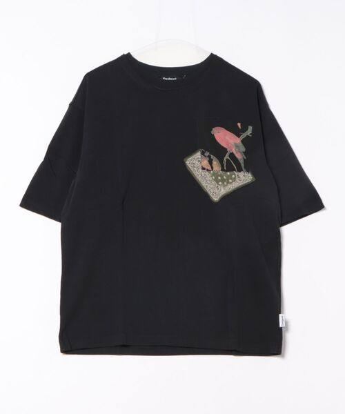 Desigual（デシグアル）の「バンダナ柄の半袖Tシャツ（Tシャツ/カットソー・メンズ・ブラック・M/L/XL/S/XXL）」の8枚目の写真