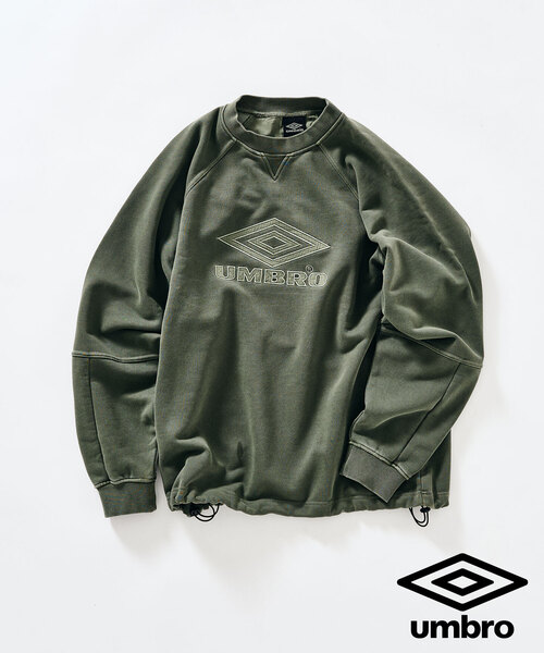 bott アンブロ　スウェット BoTT x UMBRO / CREW NECK / GREEN | Sophomore
