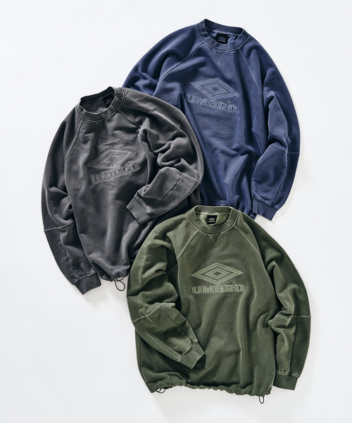 UMBRO(アンブロ)の「UMBRO / アンブロ 417別注 スウェット(スウェット・メンズ・ブラック系その他/カーキ/ネイビー・MEDIUM/LARGE)」の4枚目の写真
