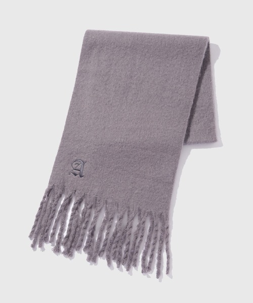 ADAM ET ROPE'（アダムエロペ）の「ボリュームフリンジストール（マフラー・メンズ・ブラック/オフホワイト/ライトグレー/キャメル・FREE）」の15枚目の写真