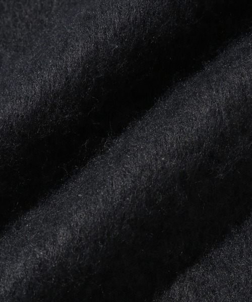 ADAM ET ROPE'（アダムエロペ）の「ボリュームフリンジストール（マフラー・メンズ・ブラック/オフホワイト/ライトグレー/キャメル・FREE）」の11枚目の写真