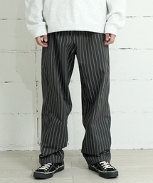 COOKMAN | Cookman クックマン シェフパンツ Chef Pants Semiwide Herringbone Stripe Charcoal(その他パンツ)