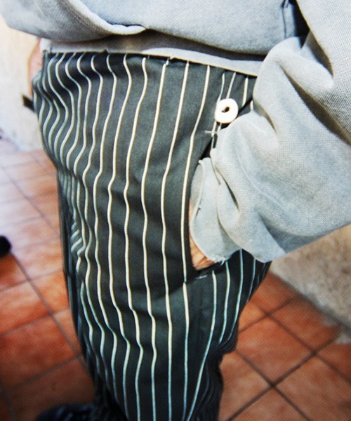 COOKMAN（クックマン）の「Cookman クックマン シェフパンツ Chef Pants Semiwide Herringbone Stripe Charcoal（その他パンツ・メンズ・チャコールグレー・MEDIUM/LARGE）」の17枚目の写真